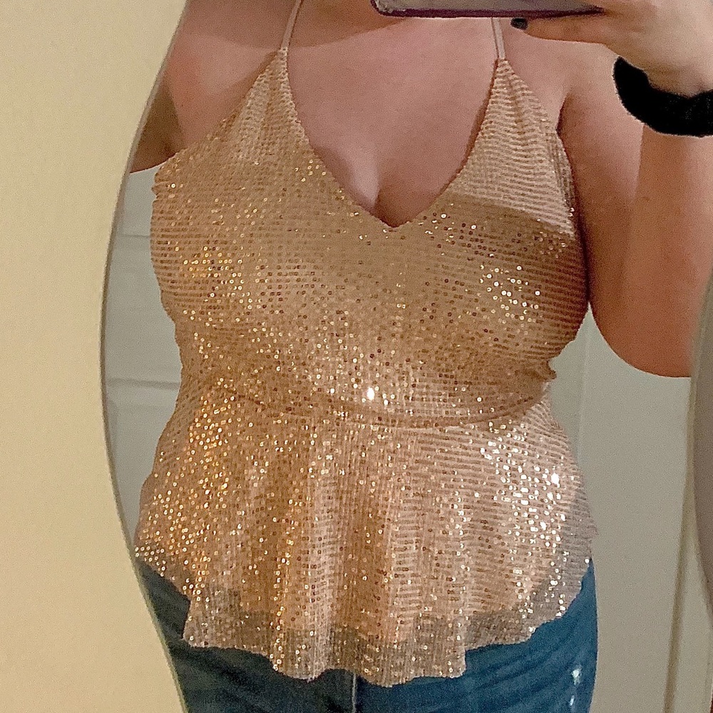 EXPRESS • peplum tank